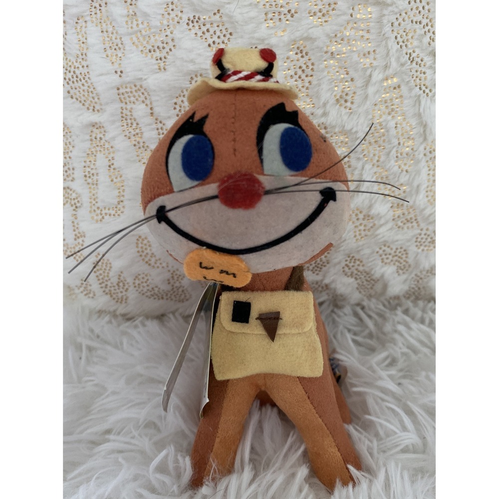 R Dakin Dream Pets Fish N‎ Chips Plush 45911 Cat with Hat Vintage Style Toy NEW